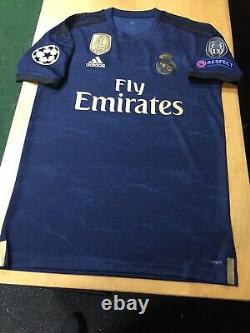 Adidas Real Madrid Away Kit 19/20 Navy Gold Stadium Cut Size Extra Large Only