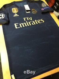 Adidas Real Madrid Away Kit 19/20 Navy Gold Stadium Cut Size XXL Only