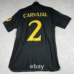 Adidas Real Madrid Away Match Issued Jersey Carvajal #2 MEDIUM 23-24 Champions