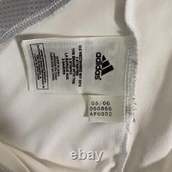 Adidas Real Madrid Beckham Soccer Long Sleeve Jersey Size M 06/07 Used