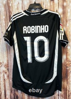 Adidas Real Madrid BenQ Siemens #10 Robinho Jersey Men's US Size M