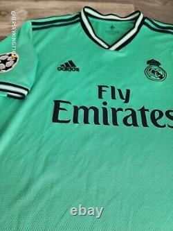 Adidas Real Madrid Benzema#9 19/20 Third Jersey Men's Size XL UCL patches
