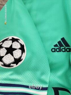 Adidas Real Madrid Benzema#9 19/20 Third Jersey Men's Size XL UCL patches