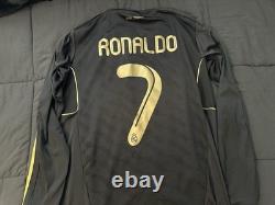 Adidas Real Madrid Black Jersey Ronaldo 7 Size S