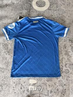 Adidas Real Madrid Blue/White Soccer Jersey Shirt Emirates Fly Better Size L