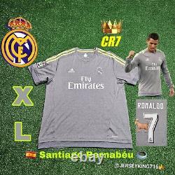 Adidas Real Madrid CF Cristiano Ronaldo#7 2015/2016 away Jersey XL