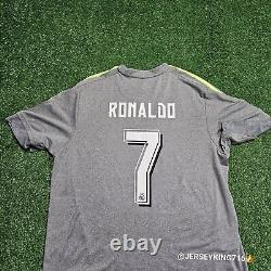 Adidas Real Madrid CF Cristiano Ronaldo#7 2015/2016 away Jersey XL