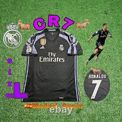 Adidas Real Madrid CF Cristiano Ronaldo#7 2016/2017 Third Jersey L 3rd Large