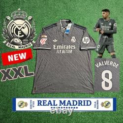 Adidas Real Madrid CF Federico Velverde #8 2024/2025 Authentic Third Jersey XXL