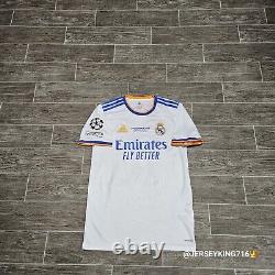 Adidas Real Madrid CF Luka Modric#19 2022 UCL Final Jersey Rare Size Small