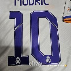 Adidas Real Madrid CF Luka Modric#19 2022 UCL Final Jersey Rare Size Small