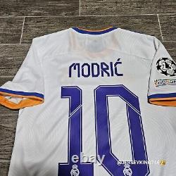 Adidas Real Madrid CF Luka Modric#19 2022 UCL Final Jersey Rare Size Small