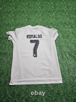 Adidas Real Madrid CF Ronaldo#7 2015/2016 Home Jersey XL UCL Patch Set