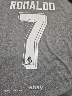 Adidas Real Madrid CF Ronaldo#7 2015/2016 away Jersey XL