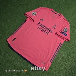 Adidas Real Madrid CF Sergio Ramos #4 2020/2021 away Authentic Pink Jersey XXL