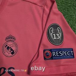 Adidas Real Madrid CF Sergio Ramos #4 2020/2021 away Authentic Pink Jersey XXL
