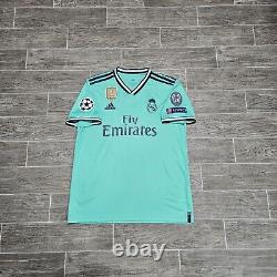 Adidas Real Madrid CF Toni Kroos#8 19/20 third Soccer Jersey L With UCL Patches