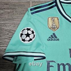 Adidas Real Madrid CF Toni Kroos#8 19/20 third Soccer Jersey L With UCL Patches