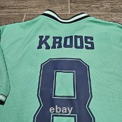 Adidas Real Madrid CF Toni Kroos#8 19/20 third Soccer Jersey L With UCL Patches