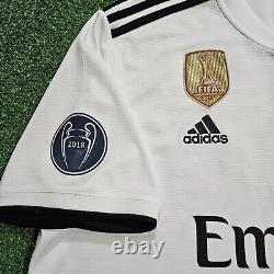 Adidas Real Madrid CF Toni Kroos#8 2018/2019 Home Jersey Rare XXL UCL Patches