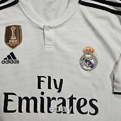 Adidas Real Madrid CF Toni Kroos#8 2018/2019 Home Jersey Rare XXL UCL Patches