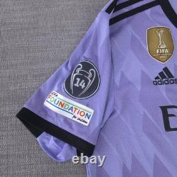 Adidas Real Madrid CF Toni Kroos#8 2022/2023 Away Purple Jersey UCL Patches Rare