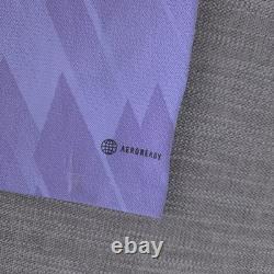 Adidas Real Madrid CF Toni Kroos#8 2022/2023 Away Purple Jersey UCL Patches Rare
