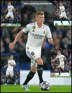 Adidas Real Madrid CF Toni Kroos#8 2022/2023 Home Jersey New XL UCL Patches