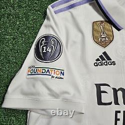 Adidas Real Madrid CF Toni Kroos#8 2022/2023 Home Jersey New XL UCL Patches