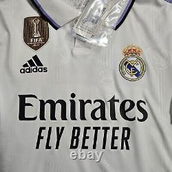Adidas Real Madrid CF Toni Kroos#8 2022/2023 Home Jersey New XL UCL Patches
