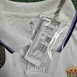 Adidas Real Madrid CF Toni Kroos#8 2022/2023 Home Jersey New XL UCL Patches