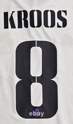 Adidas Real Madrid CF Toni Kroos#8 2022/2023 Home Jersey New XL UCL Patches