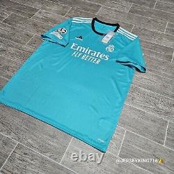 Adidas Real Madrid CF Toni Kroos#8 21/22. Third Soccer Jersey XL With UCL Patches