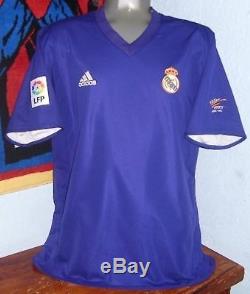Adidas Real Madrid Centenario Reversible Figo Zidane Original Jersey Shirt