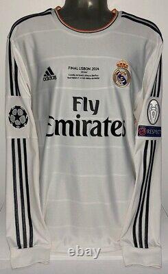 Adidas Real Madrid Champions Final 2014 Ls Long Ronaldo S Original Jersey Shirt