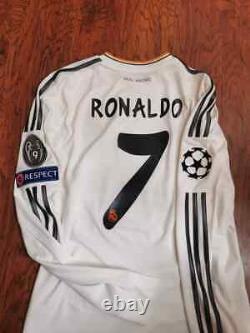 Adidas Real Madrid Champions Final 2014 Ls Long Ronaldo S Original Jersey Shirt