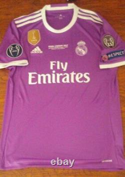 Adidas Real Madrid Champions Final 2017 Ronaldo M Original Soccer Jersey Shirt