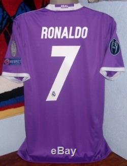 Adidas Real Madrid Champions Final 2017 Ronaldo S Original Jersey Shirt