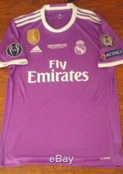 Adidas Real Madrid Champions Final 2017 Ronaldo S Original Soccer Jersey Shirt