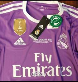 Adidas Real Madrid Champions Final 2017 Ronaldo S Original Soccer Jersey Shirt