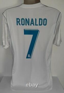 Adidas Real Madrid Champions Final 2018 Ronaldo L Original Jersey Shirt