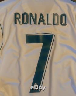 Adidas Real Madrid Champions League Final 2018 XL Ronaldo Original Jersey Shirt