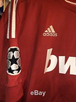 Adidas Real Madrid Champions League Jersey Trikot Maillot L Ronaldo Rare Red