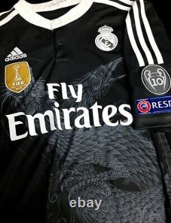 Adidas Real Madrid Champions League Ronaldo 2015 XL 3rd Original Jersey Shirt