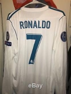 Adidas Real Madrid Champions League Ronaldo Jersey Trikot Maillot Large