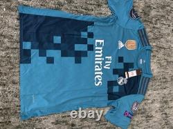 Adidas Real Madrid Cristiano Ronaldo #7 Blue Soccer Jersey Men's Size L