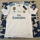 Adidas Real Madrid Cristiano Ronaldo #7 Final Kyiv 2018 White Soccer Jersey L