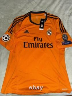 Adidas Real Madrid Cristiano Ronaldo #7 Soccer Jersey Men's L Orange Black
