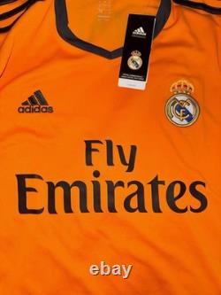 Adidas Real Madrid Cristiano Ronaldo #7 Soccer Jersey Men's L Orange Black