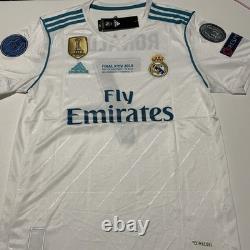 Adidas Real Madrid Cristiano Ronaldo #7 UCL Final Kyiv 2018 Jersey Men's M